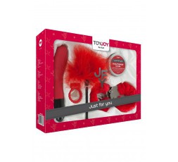 Sexy Shop Online I Trasgressivi - Kit BDSM - Just For You Luxe Box No.4 Red - Toy Joy