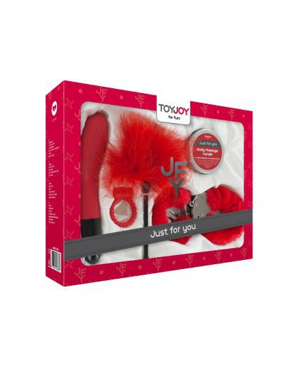 Kit Just For You Luxe Box No.4 Rosso - Toy Joy Kit Just For You Luxe Box No.4 Rosso - Toy Joy