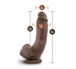 Sexy Shop Online I Trasgressivi - Fallo Realistico XXL - Dr. Skin Mr. Mayor 9" Dildo Brown - Blush Novelties