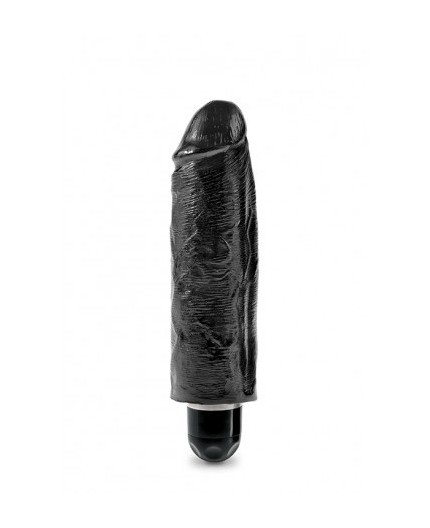 Sexy Shop Online I Trasgressivi - Fallo Realistico Dildo Vibrante - King Cock 6" Vibrating Stiffy Nero - Pipedream