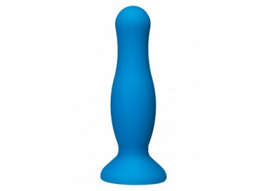 Plug Anale Classico - American Pop Silicone Anal Plug 4” Blu - Doc Johnson Plug Anale Classico - American Pop Silicone Anal Plug 4” Blu - Doc Johnson