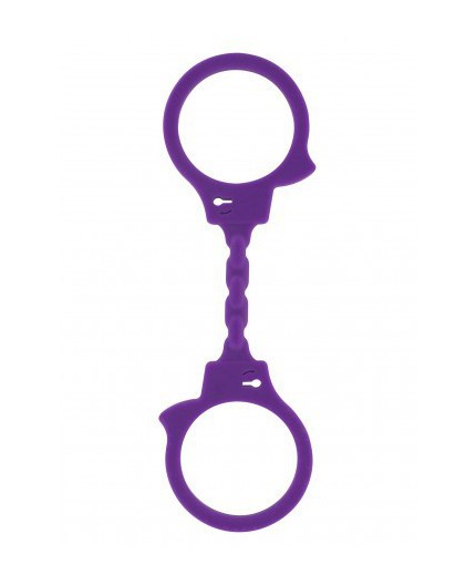 Sexy Shop Online I Trasgressivi - Costrittivo - Manette Elasticizzate Viola In Silicone - Toy Joy