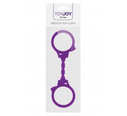 Sexy Shop Online I Trasgressivi - Costrittivo - Manette Elasticizzate Viola In Silicone - Toy Joy