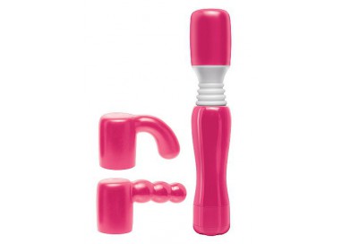 Massaggiatore Magic Wand - Multi Wanachi 9 Silicone Rosa - Pipedream Massaggiatore Magic Wand - Multi Wanachi 9 Silicone Rosa - Pipedream