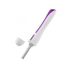 Sexy Shop Online I Trasgressivi - Vibratore Design - F10 Bianco Viola Metallizzato - Ovo