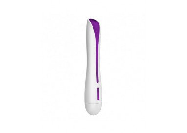 Vibratore Design - F10 Bianco Viola Metallizzato - Ovo