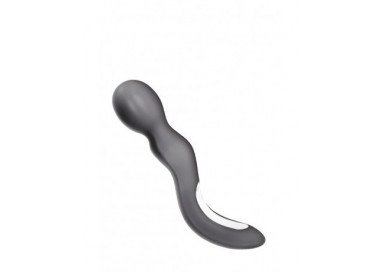 Massaggiatore Magic Wand - Silicone Grigio Embrace My Wand - California Exotic Novelties