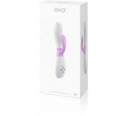 sexy shop online i Trasgressivi Vibratore Rabbit Design Clitoride Punto G K2 Rosa E Bianco - Ovo