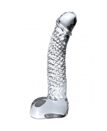 Sexy Shop Online I Trasgressivi - Fallo Realistico Dildo In Vetro - Icicles N.61 - Pipedream