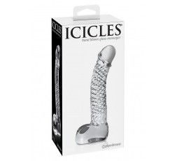 Sexy Shop Online I Trasgressivi - Fallo Realistico Dildo In Vetro - Icicles N.61 - Pipedream