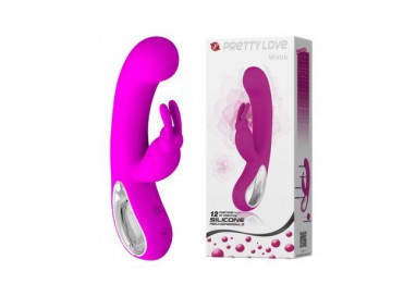 Vibratore Rabbit - Design Webb Fucsia - Pretty Love Vibratore Rabbit - Design Webb Fucsia - Pretty Love