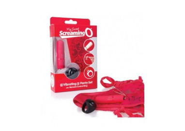 Vibromassaggiatore Perizoma Rosso Remote Control Panty Vibe Red - My Secret Screaming