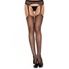 Sexy Shop Online I Trasgressivi - Calze & Collant - Calze Nere Velate Suspender Sheer Hose - Baci Lingerie