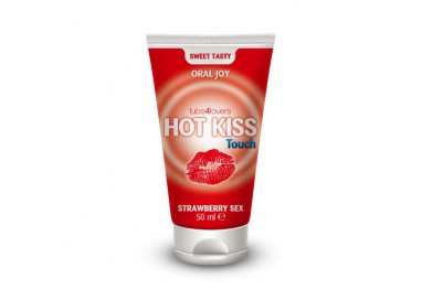 Lubrificante Aromatizzato - Hot Kiss Touch Strawberry Sex Sweet Tasty Oral Joy - Lube4lovers