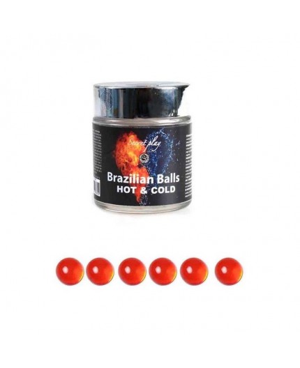 Palline Lubrificanti Effetto Caldo/Freddo Brazilian Balls 6 pezzi - Secret play Palline Lubrificanti Effetto Caldo/Freddo Brazilian Balls 6 pezzi - Secret play