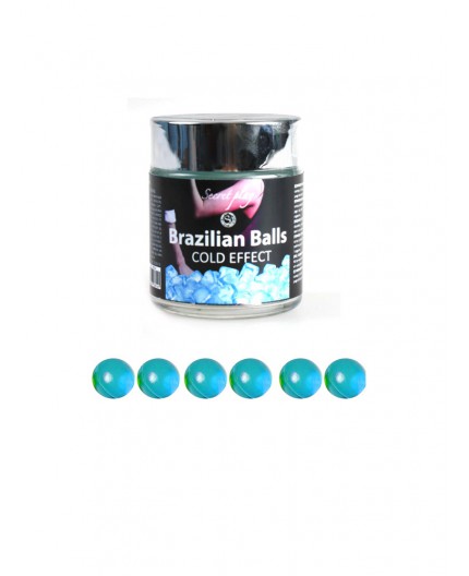 Palline Lubrificanti Effetto Freddo Brazilian Balls Cold Effect 6 pezzi - Secret play Palline Lubrificanti Effetto Freddo Brazilian Balls Cold Effect 6 pezzi - Secret play
