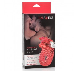 Sexy Shop Online I Trasgressivi - Anello Fallico Vibrante - Couples Raging Bull Red - California Exotic Novelties