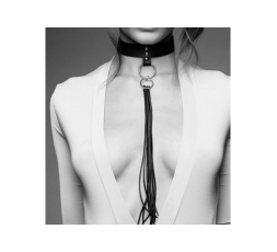 Sexy Shop Online I Trasgressivi - Costrittivo - Collare Con Frange Nero Maze - Bijoux Indiscrets
