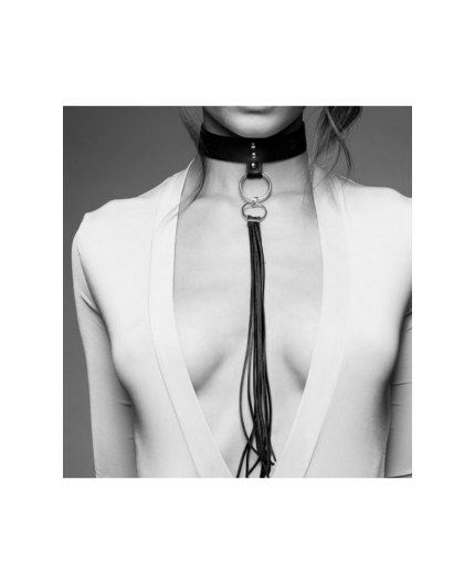Sexy Shop Online I Trasgressivi - Costrittivo - Collare Con Frange Nero Maze - Bijoux Indiscrets