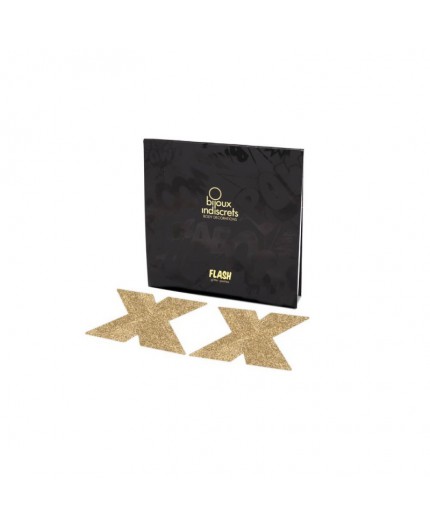 Sexy Shop Online I Trasgressivi - Accessori Vari - Copricapezzoli A Forma Di X Dorati - Bijoux Indiscrets Sexy Shop Online I Trasgressivi - Accessori Vari - Copricapezzoli A Forma Di X Dorati - Bijoux Indiscrets