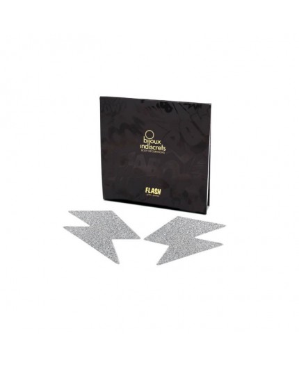 Sexy Shop Online I Trasgressivi - Accessori Vari - Copricapezzoli Fulmine Argento - Bijoux Indiscrets Sexy Shop Online I Trasgressivi - Accessori Vari - Copricapezzoli Fulmine Argento - Bijoux Indiscrets