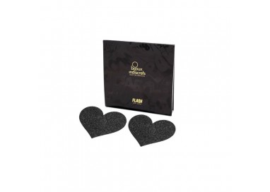 Accessori Vari - Copricapezzoli Cuore Nero - Bijoux Indiscrets Accessori Vari - Copricapezzoli Cuore Nero - Bijoux Indiscrets
