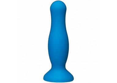 Plug Anale Classico - American Pop Silicone Anal Plug 4,5” Blu - Doc Johnson Plug Anale Classico - American Pop Silicone Anal Plug 4,5” Blu - Doc Johnson