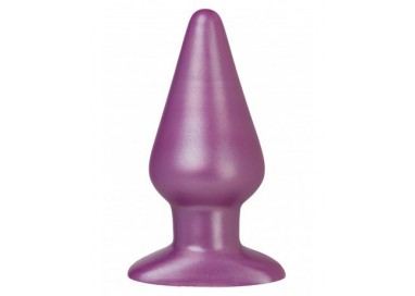 Plug Anale Classico - The Super Big End Premium Silicone Platinum Purple – Doc Johnson