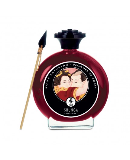 Sexy Shop Online I Trasgressivi - Body Paint - Commestibile Afrodisiaco Aroma Champagne e Fragola - Shunga