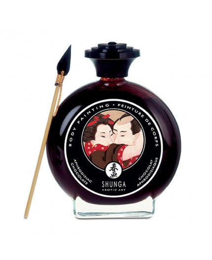 Body Painting Commestibile Afrodisiaco Cioccolato 100 ml - Shunga Body Painting Commestibile Afrodisiaco Cioccolato 100 ml - Shunga