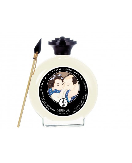 Body Painting Commestibile Vaniglia E Cioccolato 100 ml - Shunga Body Painting Commestibile Vaniglia E Cioccolato 100 ml - Shunga