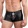 Sexy Shop Online I Trasgressivi - Intimo Uomo - Boxer Similpelle Con Borchie Con Tasca Per Pene - Male Power