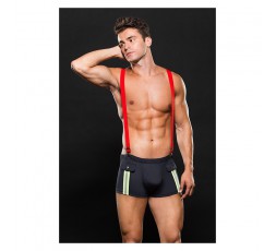 Sexy Shop Online I Trasgressivi - Intimo Uomo - Boxer E Bretelle Vigile Del Fuoco Fireman Trunk E Suspenders - Envy Menswear