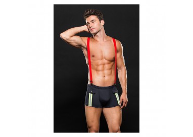 Intimo Uomo - Boxer E Bretelle Vigile Del Fuoco Fireman Trunk E Suspenders - Envy Menswear