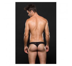 Sexy Shop Online I Trasgressivi - Intimo Uomo - Perizoma Uomo Nero Semitrasparente - Envy Menswear