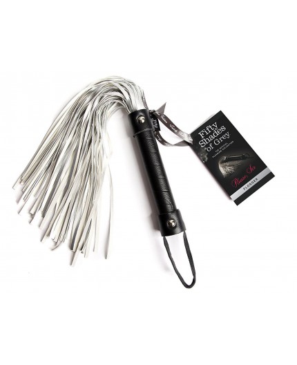 Sexy Shop Online I Trasgressivi - Fruste e Paddle - Frustino Ecopelle Argento Please Sir Flogger - Fifty Shades Of Grey