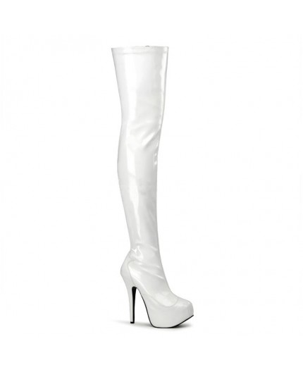 Stivale Bordello Teeze 3000 Bianco Stivale Bordello Teeze 3000 Bianco
