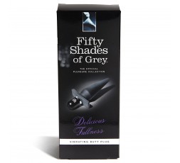 sexy shop online i Trasgressivi Plug Anale Vibrante Silicone Grigio Delicious Fullness Vibrating Butt Plug