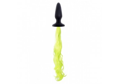 Plug Con Coda - Plug Unicorn Tails Yellow - NS Novelties