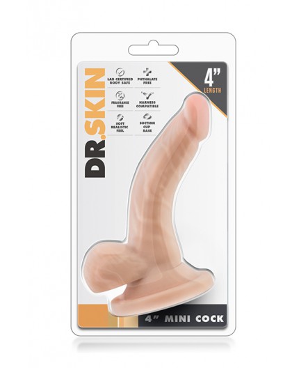 Sexy Shop Online I Trasgressivi - Dildo Anale Classico - Dr. Skin Mini Cock Flesh - Blush Novelties
