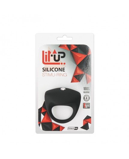 Anello Fallico Vibrante Nero Silicone Stimu Ring - Dream Toys Anello Fallico Vibrante Nero Silicone Stimu Ring - Dream Toys