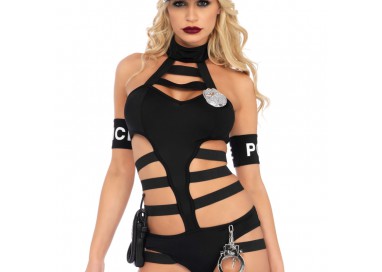 Carnevale Donna - Costume Da Poliziotta Undercover Cop - Leg Avenue