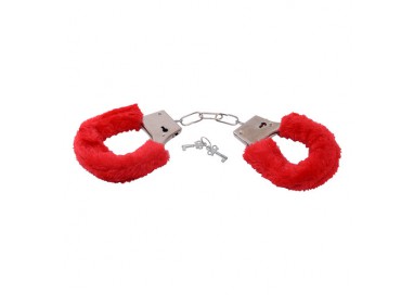 Costrittivo - Bestseller Furry Handcuffs Red - Toys4Lovers Costrittivo - Bestseller Furry Handcuffs Red - Toys4Lovers