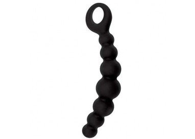 Palline Anali - Catena Anale Caterpill Ass Nero Silicone - Toyz4Lovers