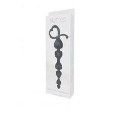 Sexy Shop Online I Trasgressivi - Palline Anali - Catena Anale Hearty Anal Wand Nero Silicone - Toyz4Lovers
