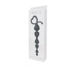 Sexy Shop Online I Trasgressivi - Palline Anali - Catena Anale Hearty Anal Wand Nero Silicone - Toyz4Lovers