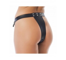 Sexy Shop Online I Trasgressivi - Cintura Di Castità - Slip Di Castità Con Lucchetti e Plug Interno - Rimba