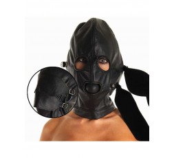 Sexy Shop Online I Trasgressivi - Maschera BDSM - Maschera Con Bavaglio Rimovibile Paraocchi E Bocchino - Rimba