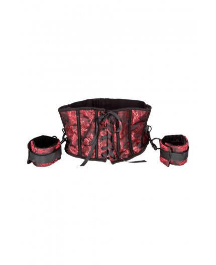 Sexy Shop Online I Trasgressivi - Costrittivo - Corsetto Con Polsiere Nero E Rosso - California Exotic Novelties Sexy Shop Online I Trasgressivi - Costrittivo - Corsetto Con Polsiere Nero E Rosso - California Exotic Novelties