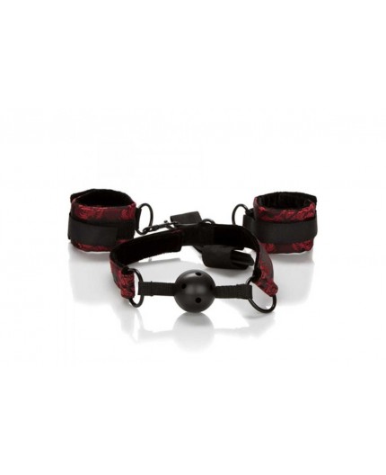 Sexy Shop Online I Trasgressivi - Costrittivo - Gag Bavaglio Traspirante Con Polsini Neri - California Exotic Novelties Sexy Shop Online I Trasgressivi - Costrittivo - Gag Bavaglio Traspirante Con Polsini Neri - California Exotic Novelties